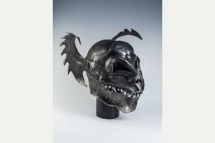 Monster helmet by Terry English which will be on display at Royal Cornwall Museum’s forthcoming exhibition All Monsters Great and Small Monster helmet by Terry English which will be on display at Royal Cornwall Museum’s forthcoming exhibition All Monsters Great and Small